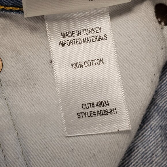 AGOLDE Parker Vintage Cutoff Shorts Women Size 26 Swapmeet - Picture 15 of 15